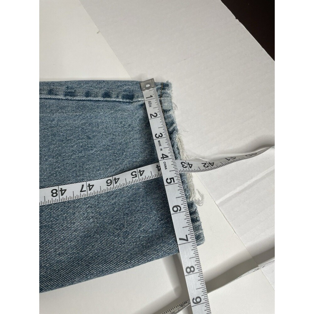 Vintage Levi’s 550 Orange Tab Jeans 34x32 Light Blue Relaxed Fit - Picture 10 of 11